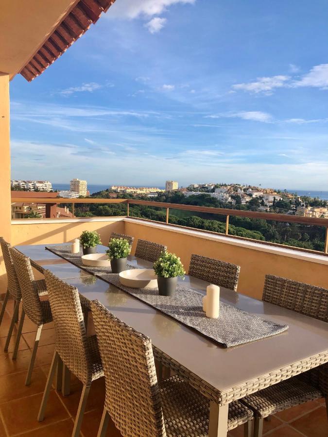 Appartement Luxurious Duplex Penthouse With Golf And Sea Views à Benalmádena Extérieur photo